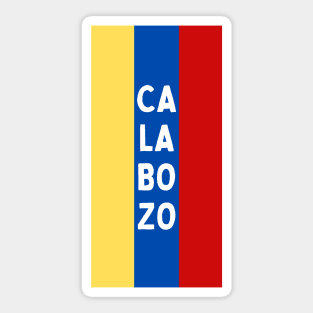 Calabozo City in Venezuelan Flag Colors Vertical Sticker